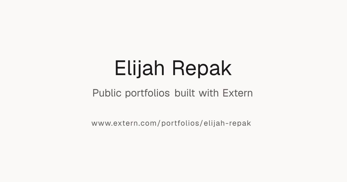 Elijah Repak | Sophomore finance student learning valuation and ...